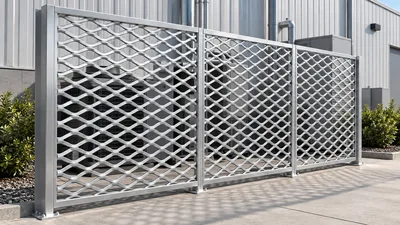 Expanded Metal Building Screens: Diamond Direction and Framed Panel Planning