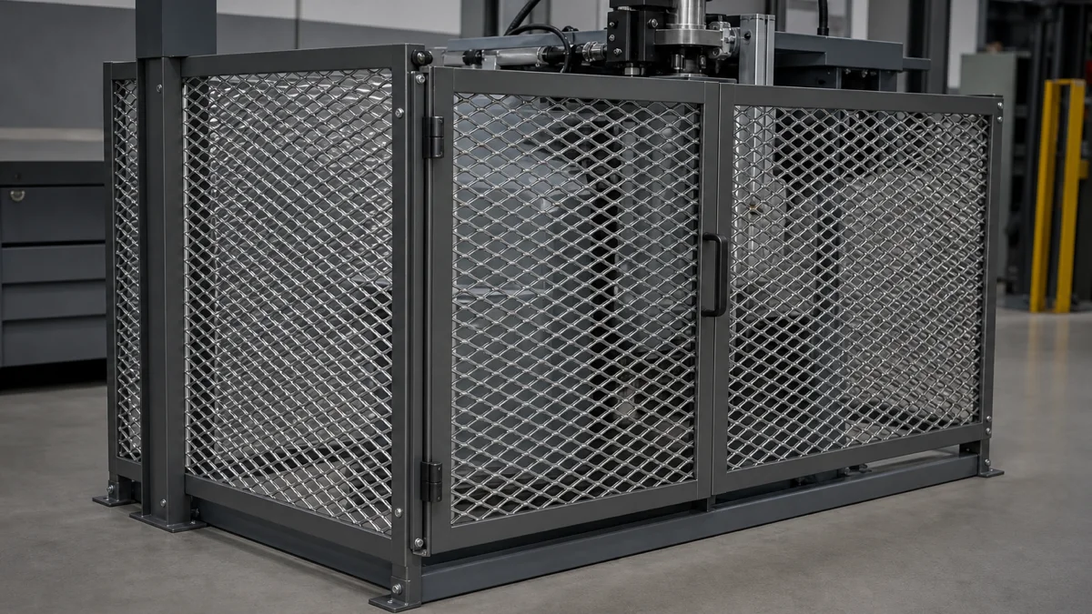 Expanded Metal Mesh Sheets for Machine Guards and Ventilation Screens